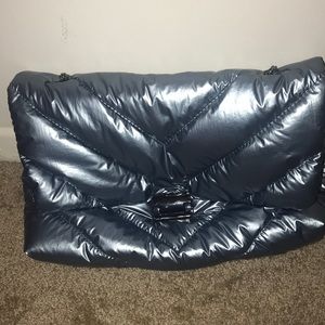 Zara Metallic Bubble Bag
